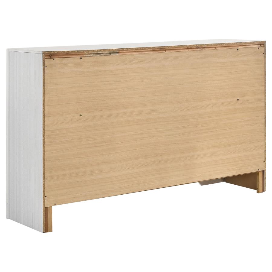 Miranda White Queen Bed 4 Pc Set - MyWaynesHome #