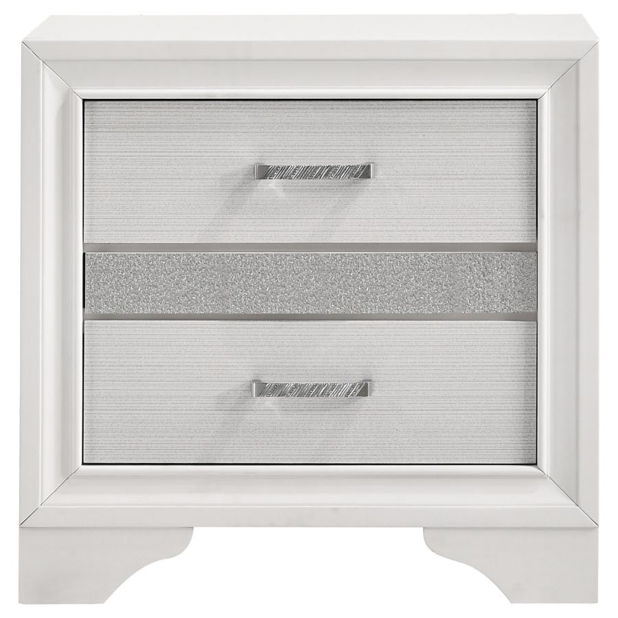 Miranda White Twin Bed 4 Pc Set - MyWaynesHome #