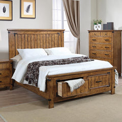 Brenner Brown Full Storage Bed - MyWaynesHome #