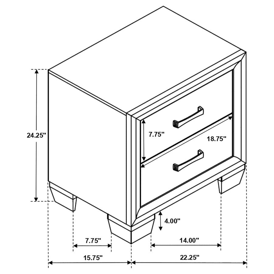 Brandon Brown Nightstand - MyWaynesHome #