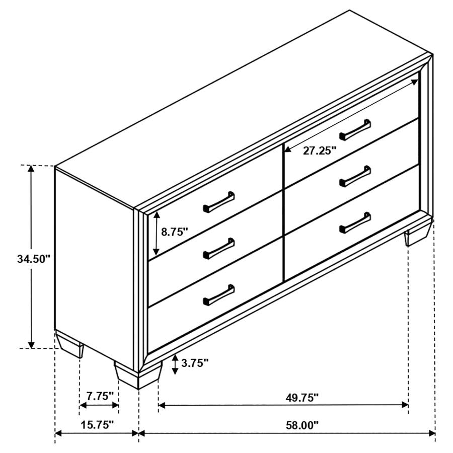 Brandon Brown Dresser - MyWaynesHome #