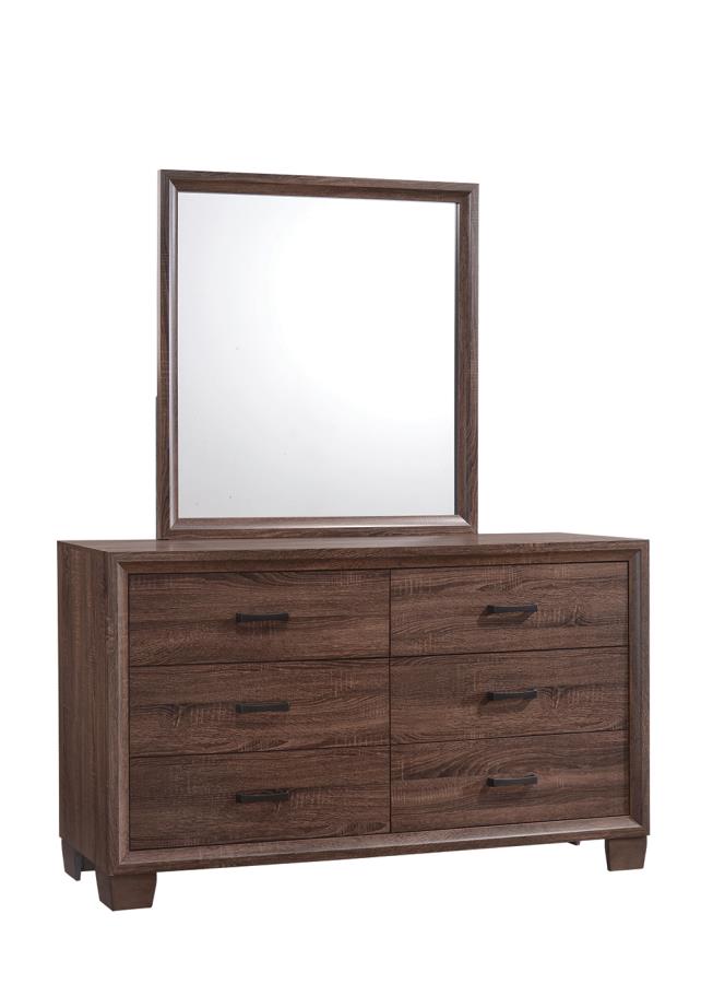 Brandon Brown Twin Bed 5 Pc Set - MyWaynesHome #