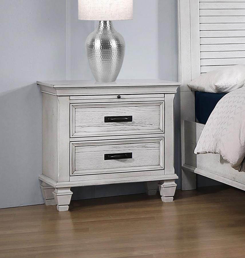 Franco Ivory Nightstand - MyWaynesHome #