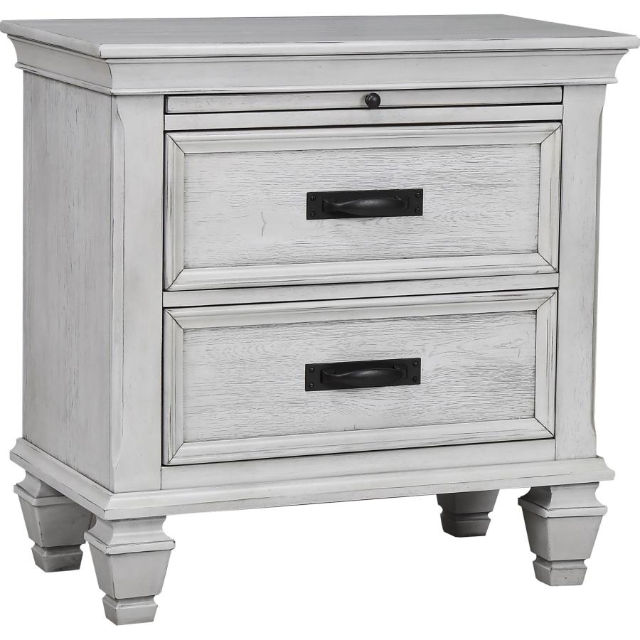 Franco Ivory Nightstand - MyWaynesHome #