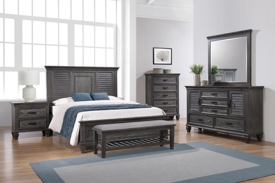 Franco Grey Queen Bed - MyWaynesHome #