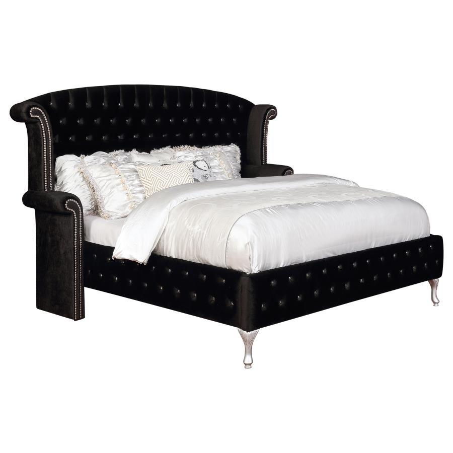 Deanna Black California King Bed - MyWaynesHome #