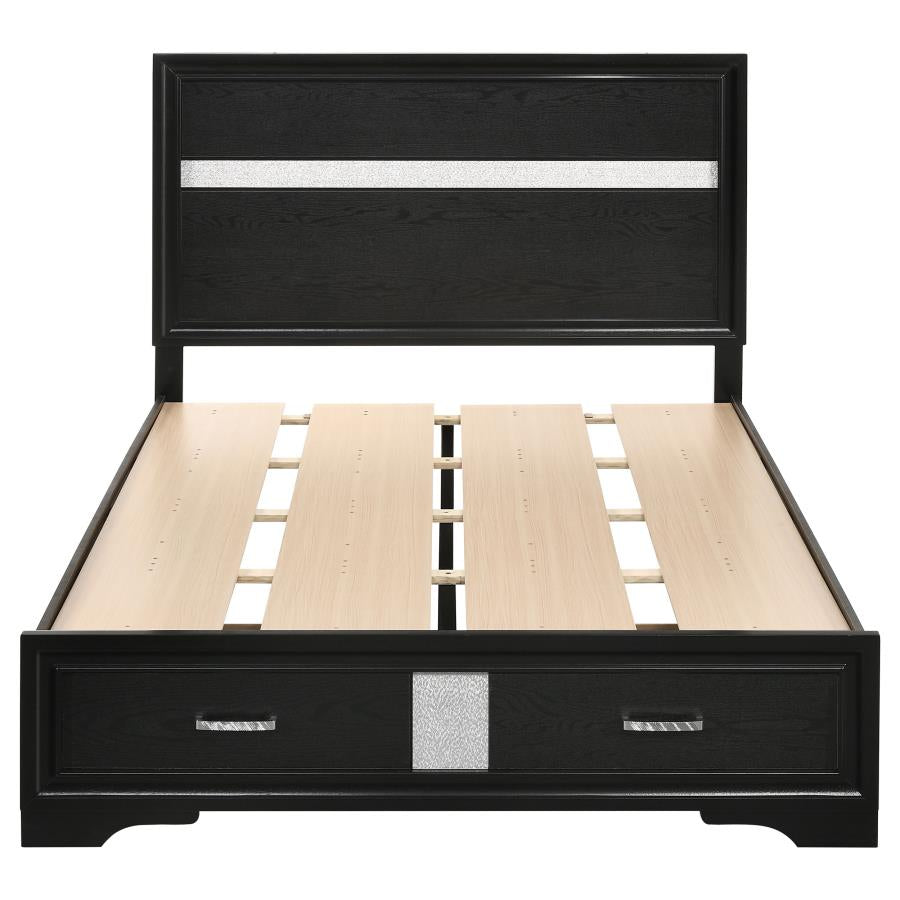 Miranda Black Full Bed 4 Pc Set - MyWaynesHome #