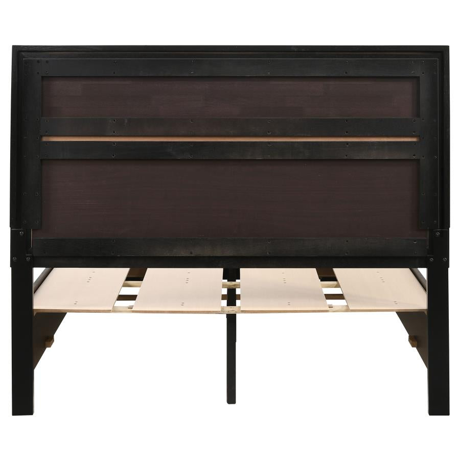 Miranda Black Full Storage Bed - MyWaynesHome #