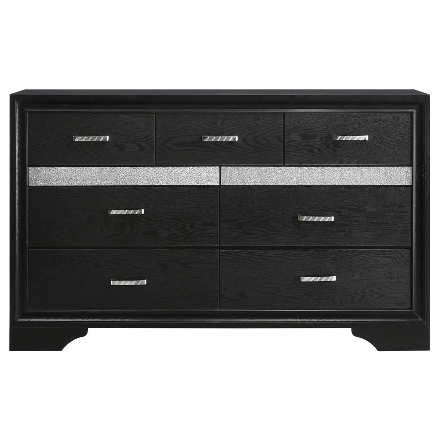 Miranda Black California King Bed 5 Pc Set - MyWaynesHome #
