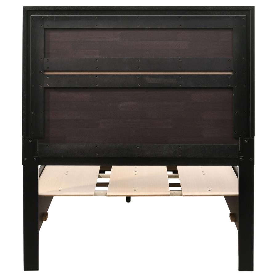Miranda Black Twin Storage Bed - MyWaynesHome #