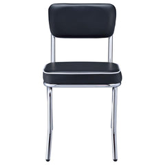 Retro Black Side Chair - MyWaynesHome #