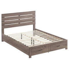 Brantford Brown Eastern King Bed 5 Pc Set - MyWaynesHome #