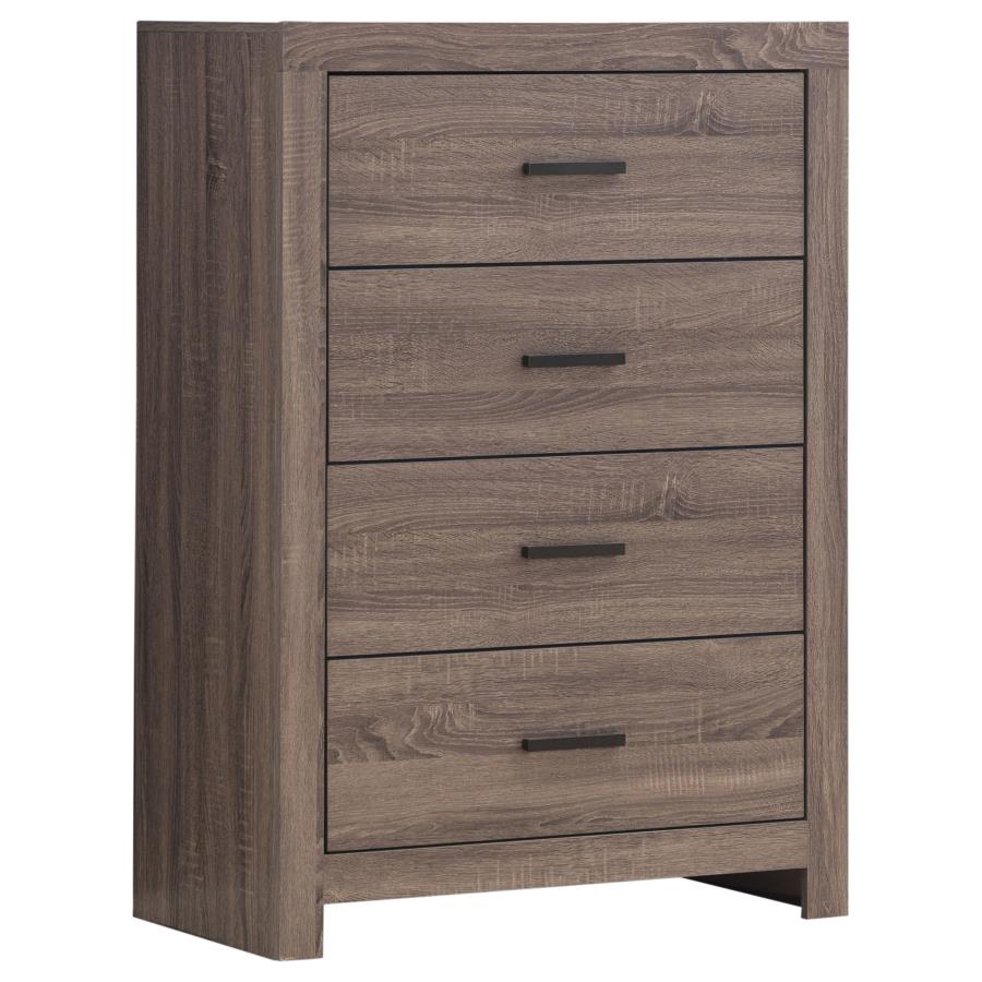 Brantford Brown Eastern King Bed 5 Pc Set - MyWaynesHome #