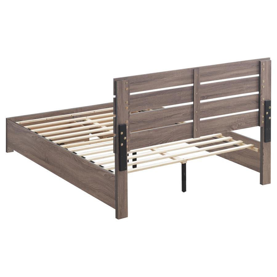 Brantford Brown Eastern King Storage Bed - MyWaynesHome #