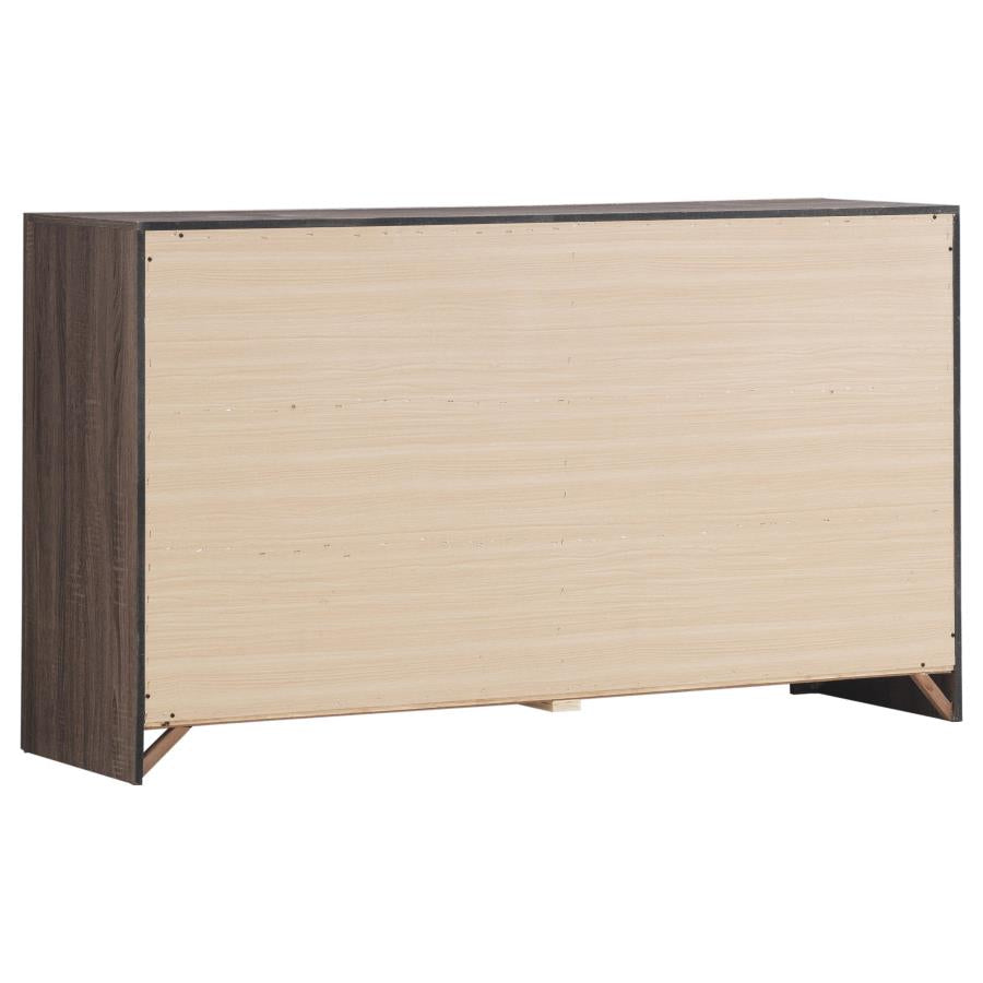 Brantford Brown Queen Bed 4 Pc Set - MyWaynesHome #