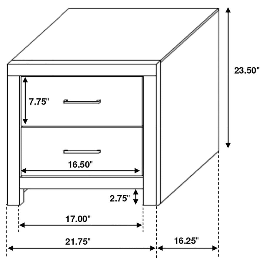 Brantford Brown Nightstand - MyWaynesHome #