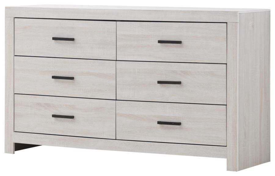Brantford Ivory Queen Bed 5 Pc Set - MyWaynesHome #