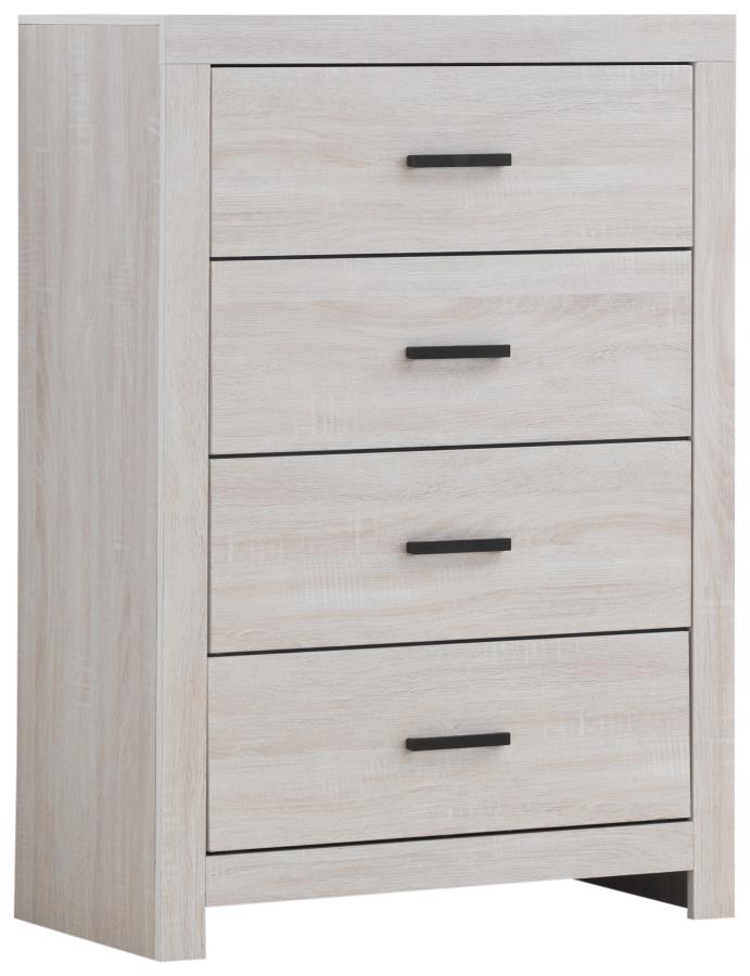 Brantford Ivory Queen Bed 5 Pc Set - MyWaynesHome #