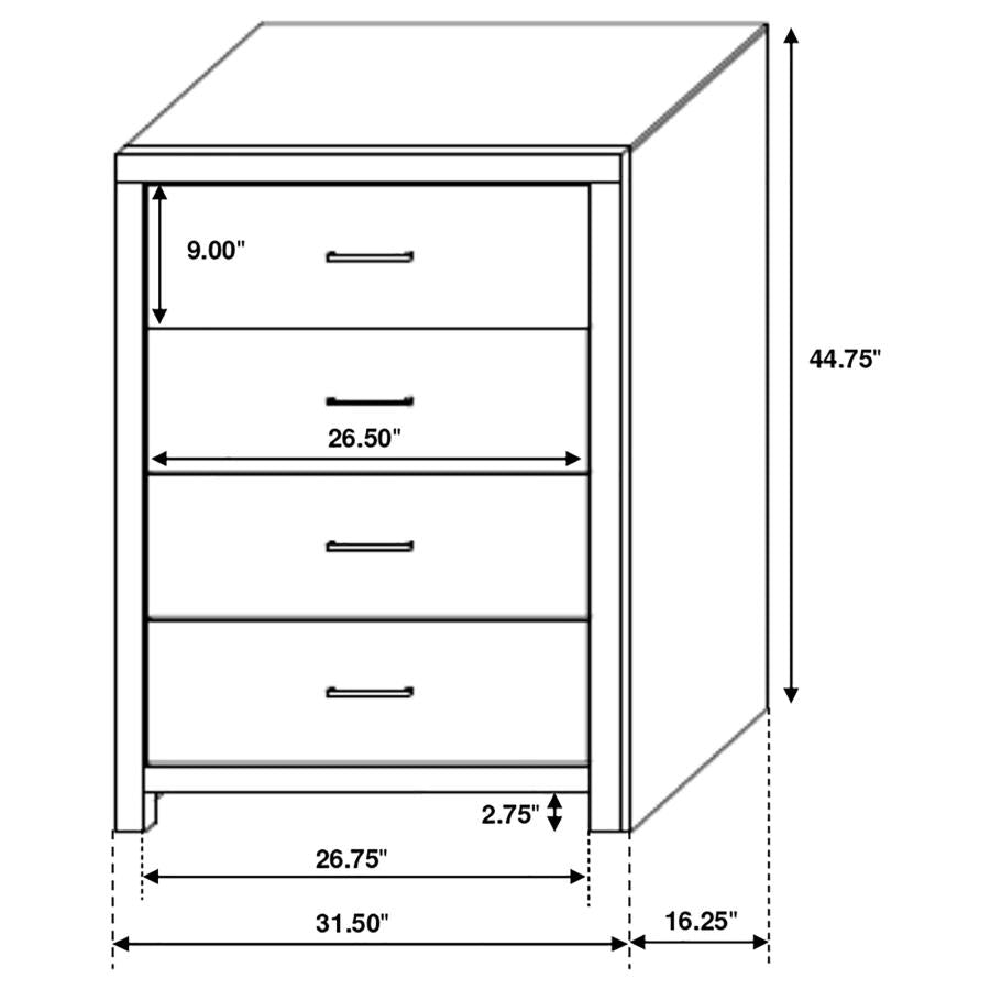 Brantford Ivory Chest - MyWaynesHome #