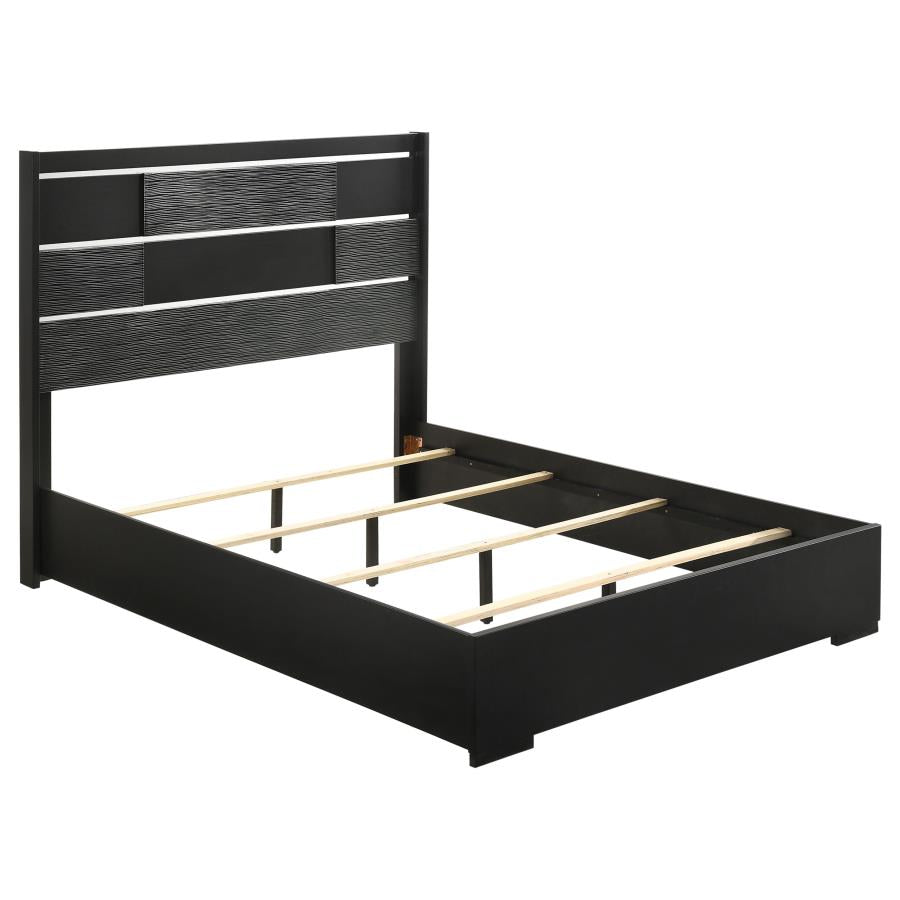 Blacktoft Black Eastern King Bed 5 Pc Set - MyWaynesHome #