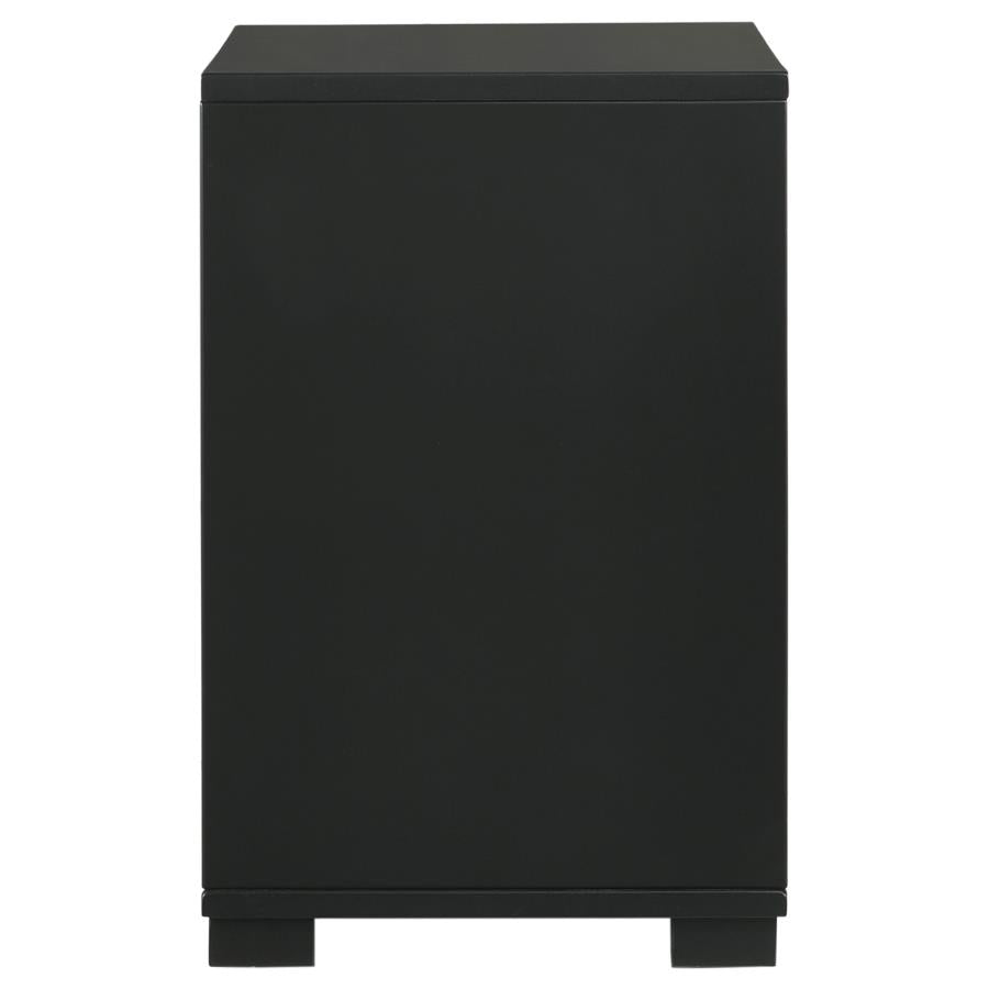 Blacktoft Black Nightstand - MyWaynesHome #