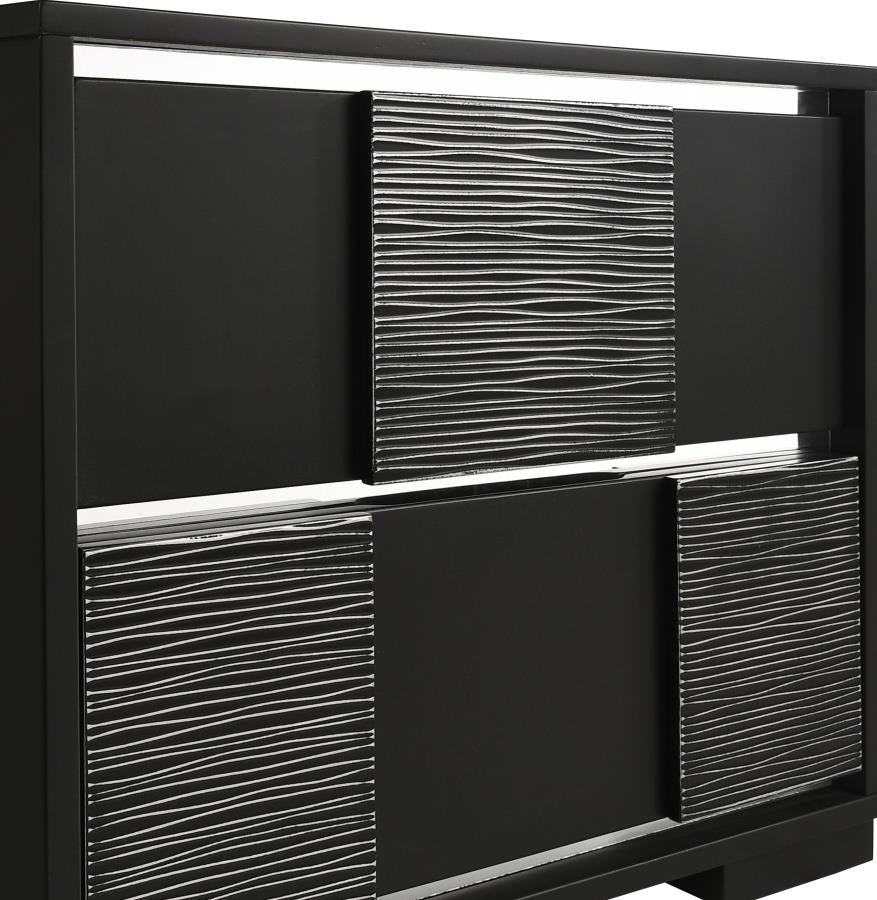 Blacktoft Black Nightstand - MyWaynesHome #