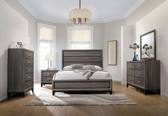 Watson Grey California King Bed 5 Pc Set - MyWaynesHome #