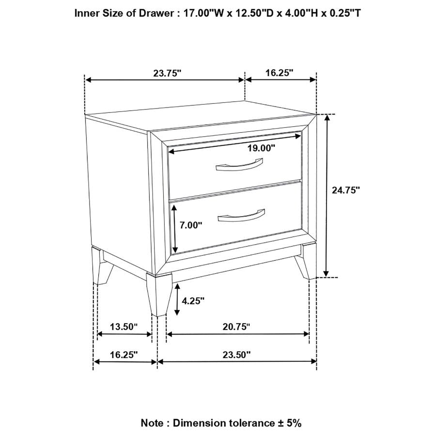 Watson Grey Nightstand - MyWaynesHome #