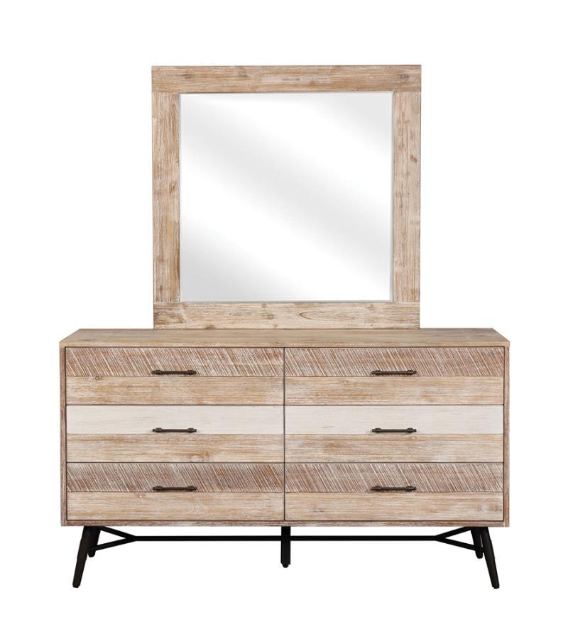 Marlow Brown Queen Bed 5 Pc Set - MyWaynesHome #