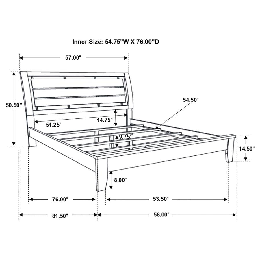 Serenity Grey Full Bed - MyWaynesHome #