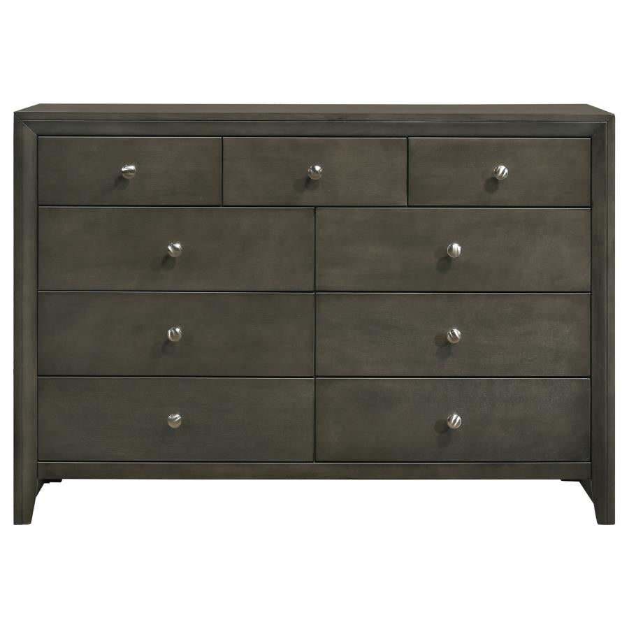 Serenity Grey Eastern King Bed 5 Pc Set - MyWaynesHome #