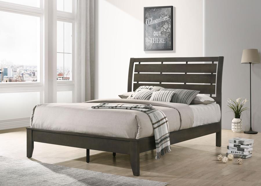 Serenity Grey Queen Bed - MyWaynesHome #