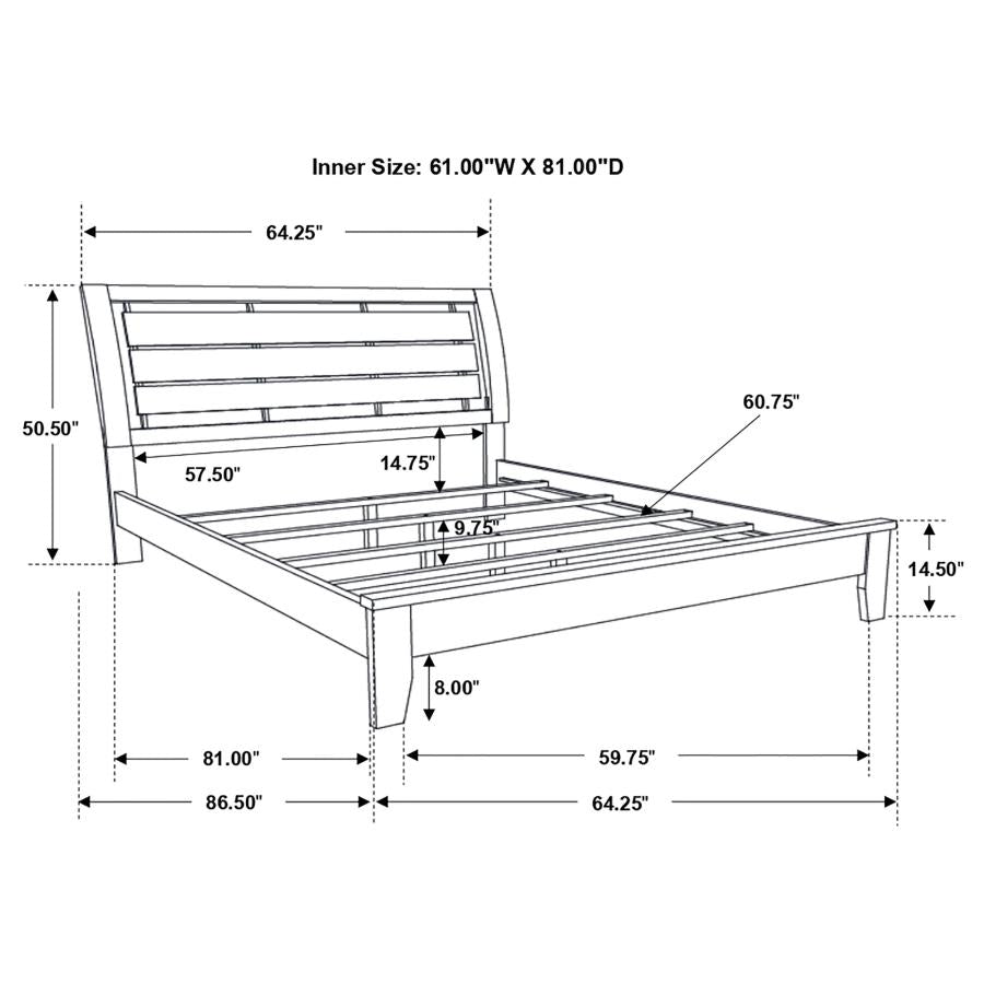 Serenity Grey Queen Bed - MyWaynesHome #