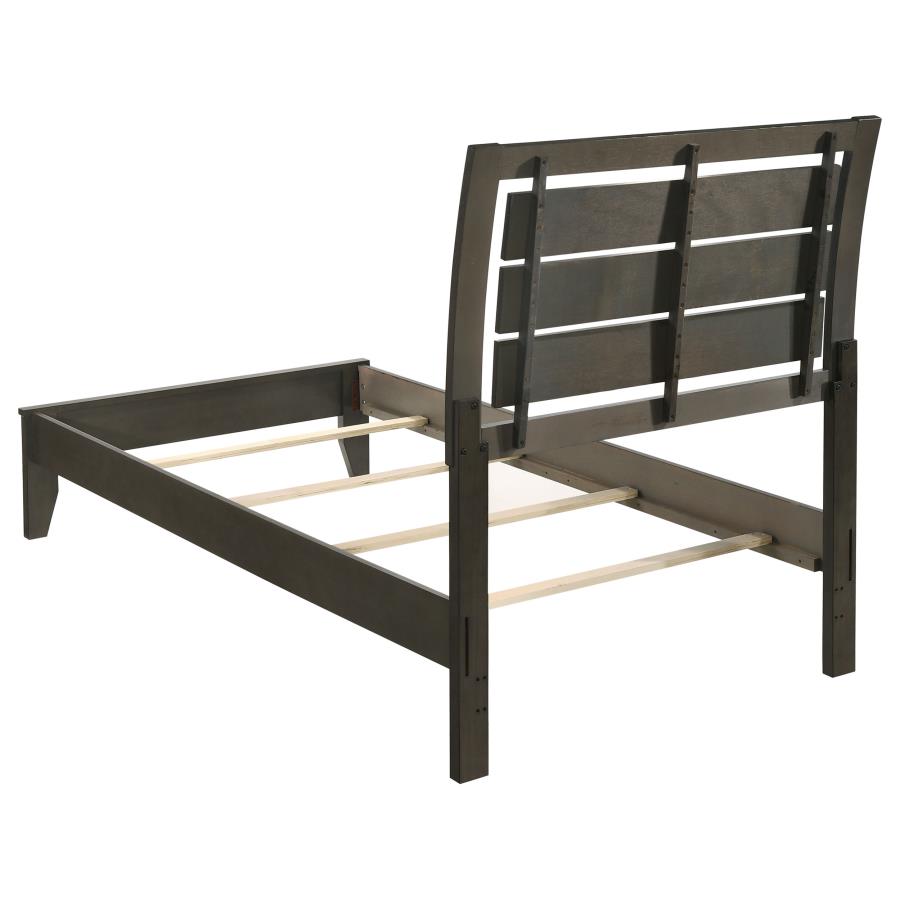 Serenity Grey Twin Bed 5 Pc Set - MyWaynesHome #
