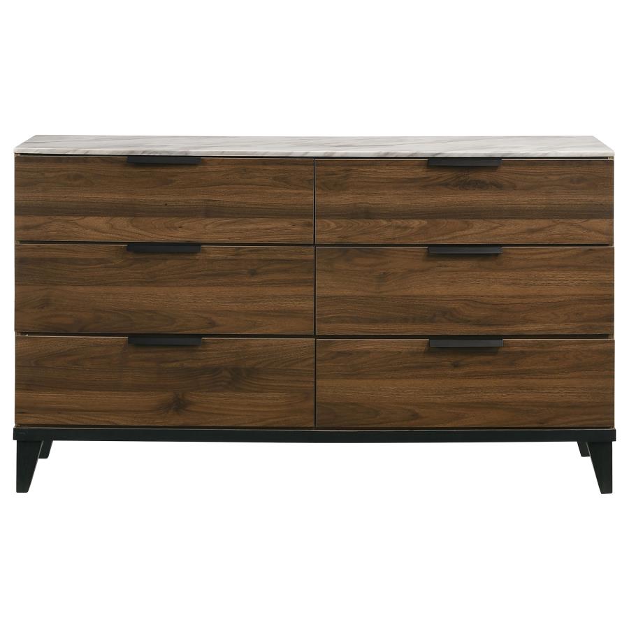 Mays Brown Queen Bed 5 Pc Set - MyWaynesHome #