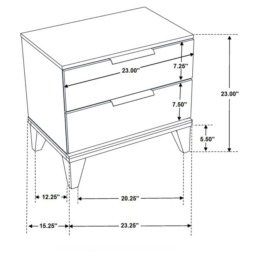 Mays Brown Nightstand - MyWaynesHome #