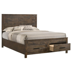 Woodmont Brown California King Storage Bed - MyWaynesHome #