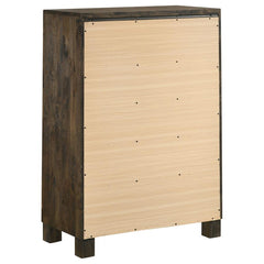 Woodmont Brown Queen Bed 5 Pc Set - MyWaynesHome #