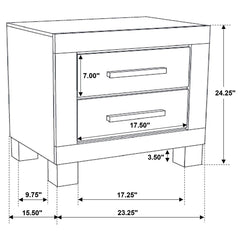 Woodmont Brown Nightstand - MyWaynesHome #