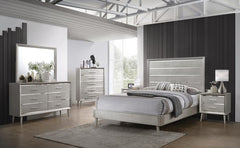 Ramon Silver Full Bed 5 Pc Set - MyWaynesHome #