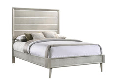 Ramon Silver Queen Bed 5 Pc Set - MyWaynesHome #