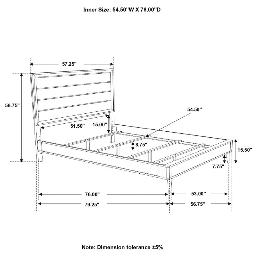 Ramon Silver Full Bed - MyWaynesHome #