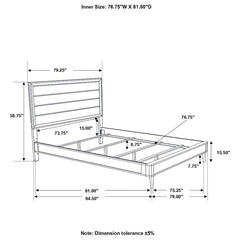 Ramon Silver Eastern King Bed - MyWaynesHome #