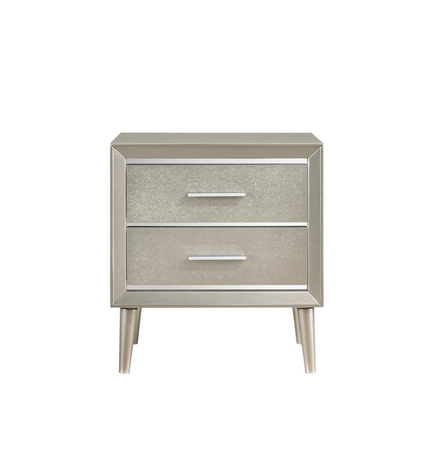 Ramon Silver Twin Bed 5 Pc Set - MyWaynesHome #