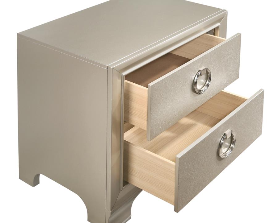 Salford Silver Queen Bed 5 Pc Set - MyWaynesHome #