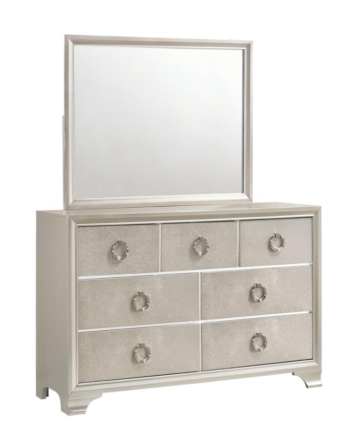 Salford Silver Dresser Mirror - MyWaynesHome #