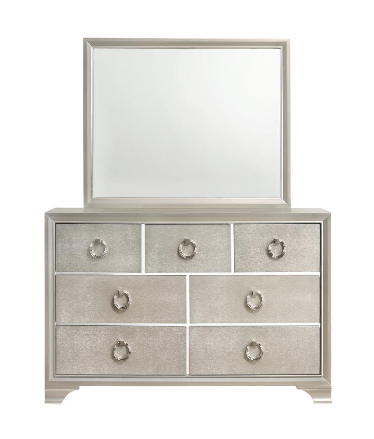 Salford Silver Dresser Mirror - MyWaynesHome #