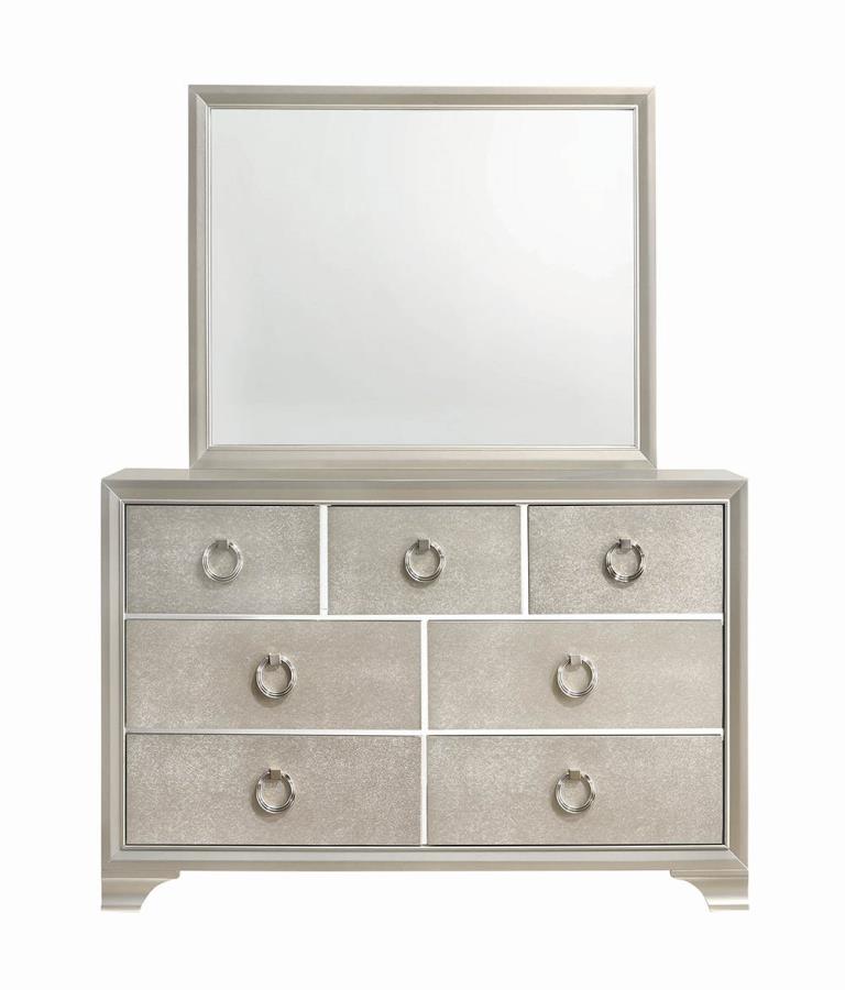 Salford Silver Dresser Mirror - MyWaynesHome #