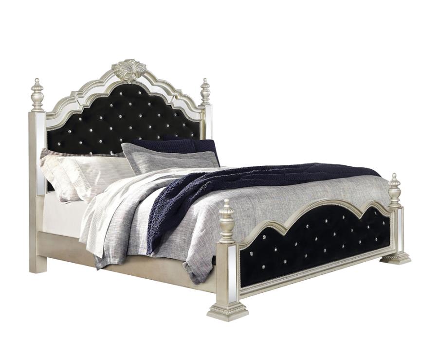 Heidi Silver Eastern King Bed - MyWaynesHome #