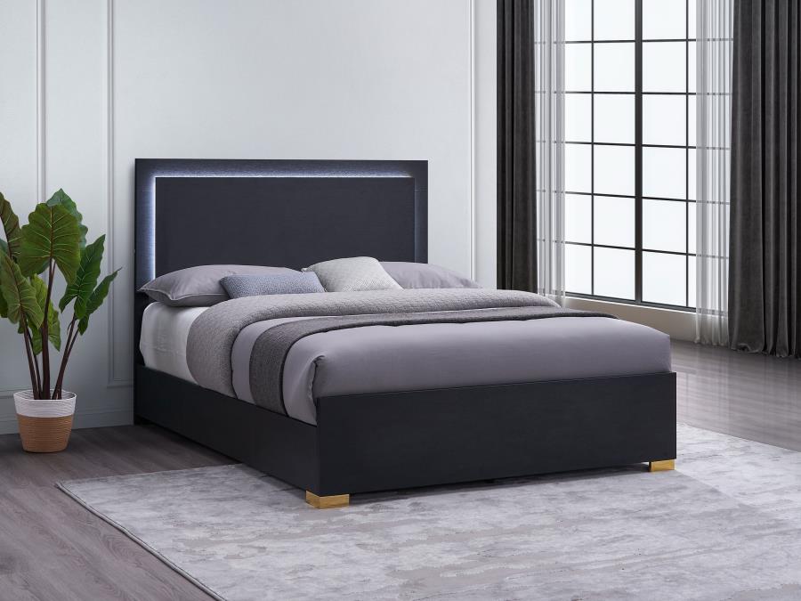 Marceline Black Full Bed - MyWaynesHome #